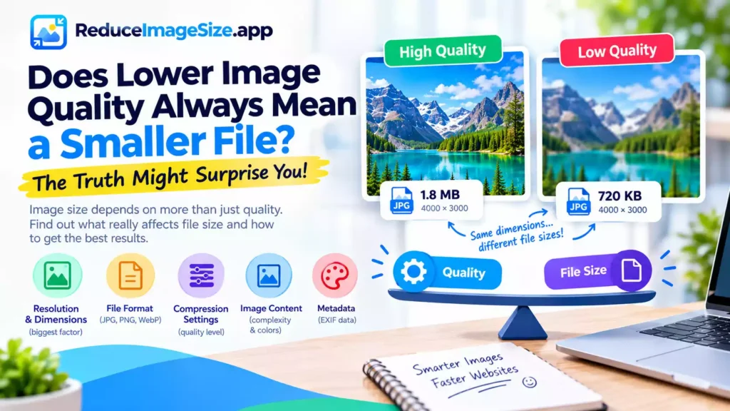 Does Lower Image Quality Always Mean a Smaller File?