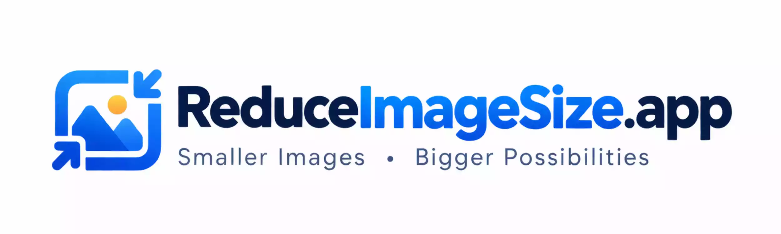 Reduce Image Size app logo (1000 x 300 px)
